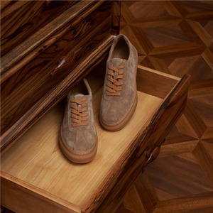 Zapatos de Verano para Hombre de Cuero Genuino de Primera Capa, Suela Blanda, Transpirables, Zapatillas Blancas con Suela de Goma, Diseño de Parches, Punta Cuadrada, con Cordones - Product Image 6