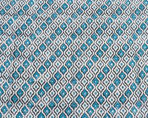 Boho Garden <b>Block</b> Print Cotton Rug Handmade Indian Carpet with Tassels Floor Rug Home Decor - Product Image 4