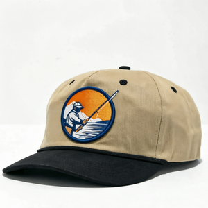 Casquettes de baseball Snapback à visière incurvée violettes, 5 panneaux, avec logo personnalisé, pour la pêche, fabriquées au Vietnam - Product Image 6