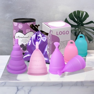 Großhandel 100% medizinische Qualität Silikon Menstruation scheibe Wieder verwendbare Silikon Menstruation stassen für Frauen Perioden - Product Image 3