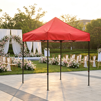 Tente pliante 2x2m à structure en acier, fabricant chinois, logo personnalisé, imperméable, pour salon professionnel et stand de marché
