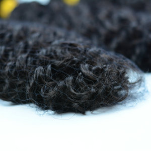 3 bó sâu sóng tóc dệt tự nhiên màu đen tổng hợp tóc bện 100g mỗi bộ - Product Image 3