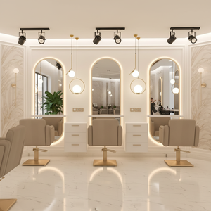 Mobilier moderne de luxe en bois Lumières LED pour centre commercial Salles à manger Appartements Ateliers de gymnastique Espaces extérieurs Hôtel Meilleur vendeur pour salons de beauté - Product Image 2