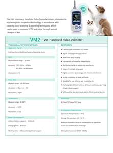 Oksimeter denyut nadi genggam untuk kucing peliharaan dan anjing Monitor tanda <span class=keywords><strong>Vital</strong></span> hewan untuk rumah atau rumah sakit ukuran penggunaan SPO2 PR Temp - Product Image 4