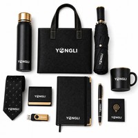 Ensemble cadeau d'entreprise personnalisé avec impression de logo, ensemble cadeau promotionnel et d'affaires de luxe, article promotionnel