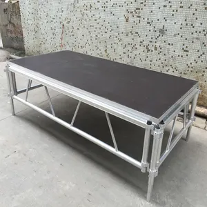 Piattaforma da palco portatile in alluminio per palco di illuminazione dj