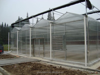 Haute qualité Venlo PC feuille Polycarbonate panneaux serre Agriculture serre pour arrière-cour