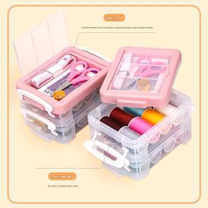 Portable <b>Sewing</b> Kit <b>Set</b> with Needles Threads Scissors Buttons for Home Travel Emergency Clothing Repair - Product Image 2