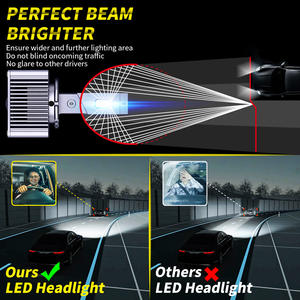 Popnow serie D 45W 6000K 10000Lm Auto LED faro xenón blanco LED Universal 10000Lm para coches D1S D2S D2R D3S D4S D4R D5S D8S - Product Image 5