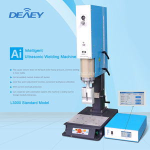 เครื่องเชื่อมพีวีซีสำหรับเชื่อมผ้านอนวูฟเวน,เครื่องเย็บผ้าอัลตราโซนิกพลาสติกดิจิตอล15Khz 2600W - Product Image 3