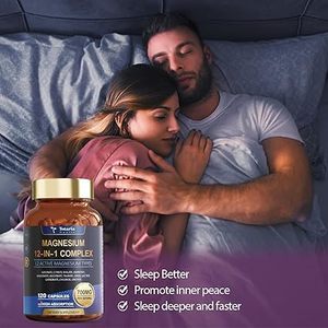 Complexe <span class=keywords><strong>de</strong></span> magnésium 12-en-1 700mg Glycinate <span class=keywords><strong>Citrate</strong></span> Malate Taurate Relaxation Musculaire Soutien Cardiaque Végétalien 120 Capsules Adulte - Product Image 5