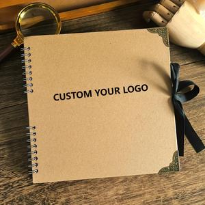 Diario hecho a mano DIY, 30 hojas, encuadernación de doble bobina, papel Kraft para álbum de fotos, cuaderno - Product Image 2