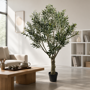 Árbol de Bonsái Artificial de Plástico, Estilo Moderno, Rama Gruesa de 180 cm, <span class=keywords><strong>Olivo</strong></span> Artificial <span class=keywords><strong>Grande</strong></span> para Decoración Navideña de Interiores - Product Image 5