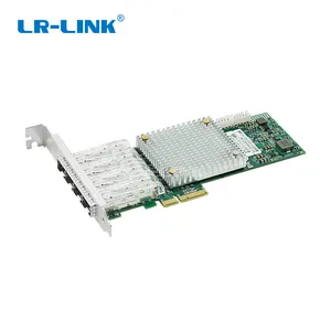 PCI Express x4 100 Mbit/s Glasfaser 100FX 4 * SFP-Anschluss Intel I350AM4 Ethernet-Netzwerk karten adapter für Server