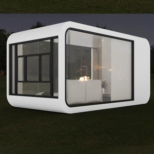 Maison conteneur portable rectangulaire au design moderne, espace de vie extérieur, maison mobile pour le camping et le tourisme - Product Image 3