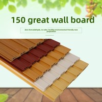 Panneaux muraux décoratifs en WPC ignifuge en bois écologique, directement de l'usine, couleurs assorties, 195*12mm, style Grands Murs, Hebei