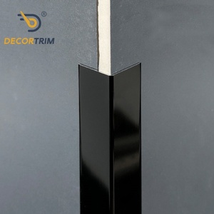 Protector <span class=keywords><strong>de</strong></span> Esquinas <span class=keywords><strong>de</strong></span> Pared DECORTRIM, Personalizado <span class=keywords><strong>de</strong></span> Fábrica, <span class=keywords><strong>de</strong></span> Aleación <span class=keywords><strong>de</strong></span> Aluminio Negro, Moderno, Resistente al Agua y a Impactos - Product Image 2