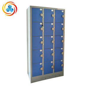 High Security Steel Mechanical <b>Combination</b> <b>Lock</b> Coin Operated 12-Compartment Self-Closing Doors Wall/Floor Mountable Locker - Product Image 2