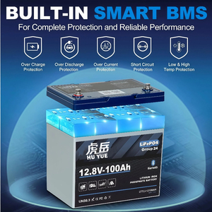 <span class=keywords><strong>Weize</strong></span> 12.8V 100Ah groupe 24 batterie au lithium à semi-conducteurs 120A BMS Protection à basse température Cycle profond 500A/3S décharge de crête 5000 cycles - Product Image 6
