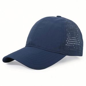 Casquette de baseball unisexe imperméable à séchage rapide, découpée au laser et perforée, pour hommes, vente en gros fabricant - Product Image 1