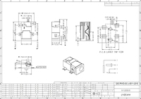 Adaptateur d'alimentation CC RCA LY-DC-A14 à 4 broches SMT/SMD, prise femelle, contact en laiton, boîtier en nylon, connecteur à aiguille ronde
