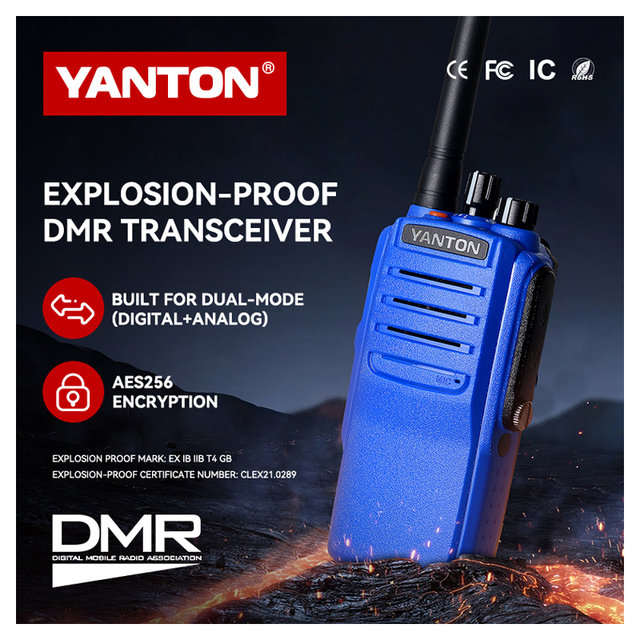 VHF UHF DMR Digital Professional Waterproof Portable Long Range ATEX Walkie Talkie