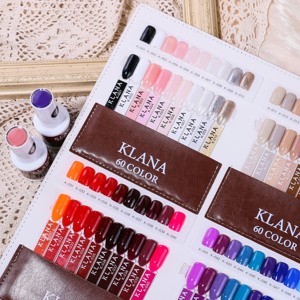 KLANA Set de 60 Esmaltes de Uñas en Gel, Ecológicos, de Larga Duración, con Tabla de Colores, Kit de Esmalte de Uñas en Gel para Uso en Salón - Product Image 2