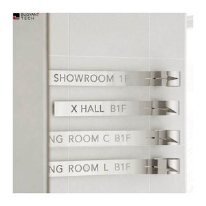 BUOYANT Interior Acrylic Doorplate Signs Building LED <b>Illuminated</b> House Number Signage Light Room Name Hotel Sign Board Plate - Product Image 4