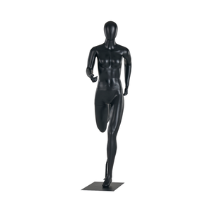 Mannequins noirs homme debout support complet du corps homme en fibre de verre hommes sport <span class=keywords><strong>mannequin</strong></span> complet du corps - Product Image 6