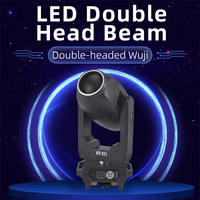 Lámpara de Cabeza Móvil LED360 RGBW B200XY con Haz No Polarizado, Cabeza Giratoria para Escenarios, Ceremonias Religiosas, Espectáculos en Parques Temáticos