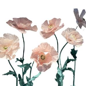 3D edding Decor aper IG lower IG ululti-layer ARGE aper eony opoppy oprtifcial llowers or ackground Tage ROPS hop iisplay - Product Image 6