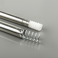 Tringle à rideau réglable en acier inoxydable sans perçage pour douche, salle de bain, fenêtre, logo personnalisé, vente en gros