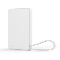 Chargeur sans fil magnétique P21 Ultra Slim 5000mAh 7.5W 15W avec câble Type-C intégré