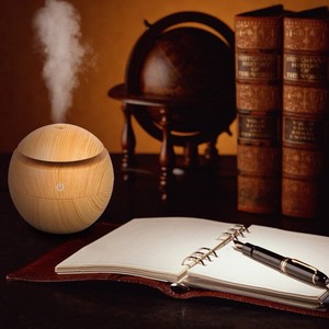 Personalizado portátil Led Mini USB aromaterapia Spray grano de madera nebulizador humidificador de aire aceite esencial difusor de Aroma - Product Image 5