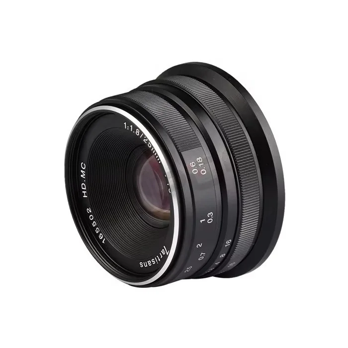 水墨25 7職人25mm F1.8プライムマクロレンズAFフォーカス固定全ミラー