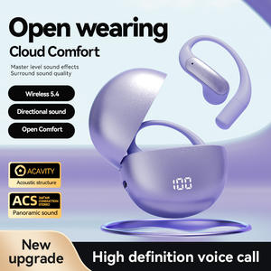 Écouteurs TWS intelligents à traduction en temps réel, véritablement sans fil, avec crochet d'oreille, écouteurs de sport, réduction de bruit, étanches IPX-4, écran LED - Product Image 3