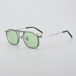 Occhiali da Sole Polarizzati Magnetici <span class=keywords><strong>3</strong></span>-in-1 per Pilota, in Titanio di Qualità, Protezione UV400, per Uomo e Donna - Product Image 5