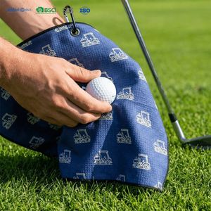 Toalla de Golf Personalizable con Impresión, Material Ecológico de Poliéster/Poliamida, Diseño Impreso por Sublimación para Uso Promocional - Product Image 3