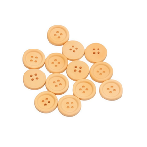 Bottoni in legno Ilan 18 mm 25 pezzi per cucito e artigianato - Product Image 1