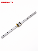 Bloc de guidage linéaire PKEAKO compatible HIWIN EGH15SA, unité de glissière CNC de 15 mm, type court, acier à roulement de qualité C
