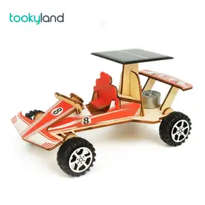 2024 nuovi giocattoli in legno per bambini auto in legno 3D-giochi di auto da corsa solari giocattoli per bambini