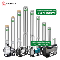 Usine de Pompes à Eau Solaires Submersibles Système d'Alimentation Électrique AC DC pour l'Agriculture Kit d'Irrigation Agricole 2hp 3hp Maison Pompe Solaire