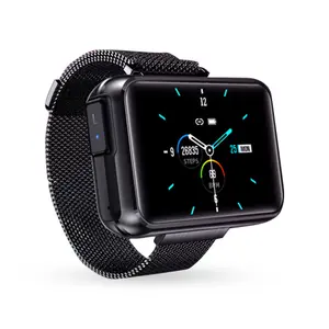Most popular T91 TWS Headphone and Smart Watch 2 In 1 Music Player BT Calling HiFi 6D AI Voice Control TWS Smart Bracelet