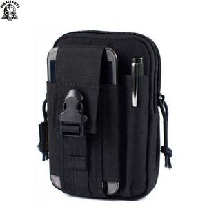 Pochette tactique multifonction robuste pour survie en extérieur, sac banane en nylon imperméable Molle pour outils de sauvetage - Product Image 1