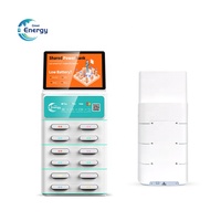 Distributeur automatique de terminal de point de vente avec lecteur de carte à affichage LED haute capacité chargeur de téléphone batterie externe et application de location