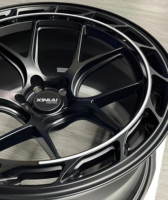 Jantes forgées sur mesure XINLAI 12000T monobloc noir or concaves pour Audi RS6 RS7 BMW M4 5x112 Jantes en alliage forgé monobloc