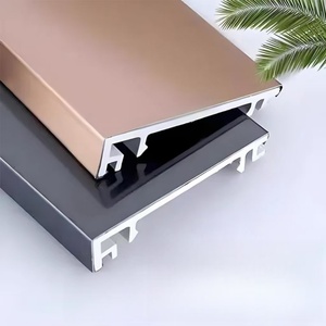 Plinthe moderne en acier inoxydable résistant à la corrosion pour protection des murs et sols intérieurs, <span class=keywords><strong>cuisine</strong></span> et salle de bain - Product Image 4