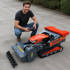 Tondeuse à gazon diesel Euro5 télécommandée, poids 600 kg, pour la sécurité des terrains de prison - Product Image 4