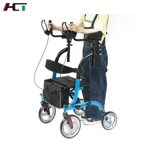 Gran oferta, dispositivo médico estable para el <span class=keywords><strong>cuidado</strong></span> del hogar, ligero, portátil para personas <span class=keywords><strong>mayores</strong></span>, andador vertical plegable, Scooter con asiento - Product Image 5