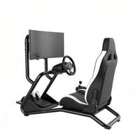 Cockpit de simulation automobile compatible OEM, universel multi-scènes, pour la simulation de vol et de course (double simulation)